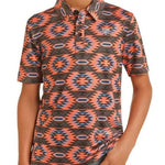 Rock&Roll Men's Aztec Orange Polo