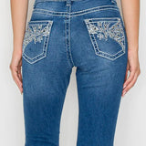 L.A. Girl Bootcut Stones Blue Jean