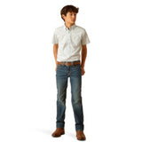 Ariat Boy's Kai Aqua Shirt