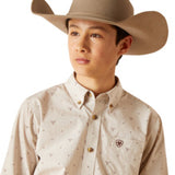 Ariat Boy's Beau LS Sandshell Shirt