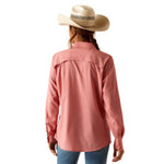 Ariat Women's VentTEK LS Faded Rose Pinstripe Shirt