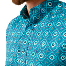 Ariat Mns Bruno FTD Lanai Turquoise Shirt 10046194