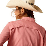 Ariat Women's VentTEK LS Faded Rose Pinstripe Shirt