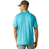 Ariat Men's Charger 2.0 Turquoise Reef Polo