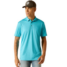 Ariat Men's Charger 2.0 Turquoise Reef Polo