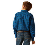 Ariat Boy's Pascual Directoire Blue Shirt