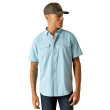 Ariat Men's VentTEK Outbound Fitted Sky Shirt