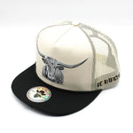 De Rancho Longhorn Beige Cap