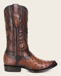 Cuadra Men's Ostrich Semi Oval Boots