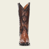 Cuadra Men's Ostrich Round Toe Brown Boots