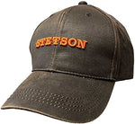 Stetson Men's Oil Skin Brown Cap