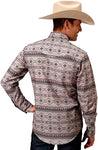 Roper Men's Blanket Aztec Grey Shirt