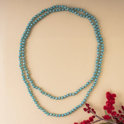 Emma Jewelry Women's Beaded Turquoise Blue Necklace