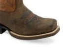 CLEARANCE Old West Children Boy's Brown/Orange Western Boots