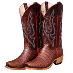 Horse Power Men's Post Oak Caiman Belly Boots