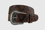 Roper Men's Fish Print Brown Belt