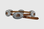 Roper Ladies Small Brown Concho Belt