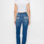 L.A. Girl Bootcut Stones Blue Jean