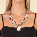Emma Jewelry Women's Ivory Squash Blossom Necklace