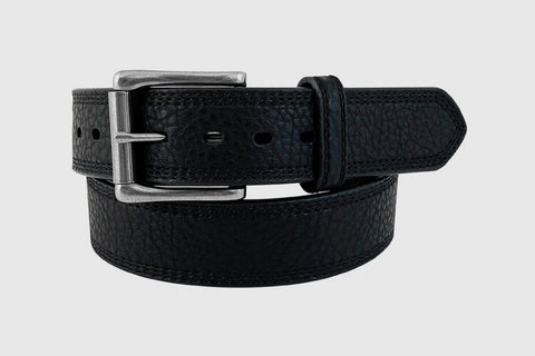 G-Bar-D Men's Genuine Leather Black Belt