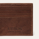 Stetson Men's Steer Head Brown Bifold Wallet