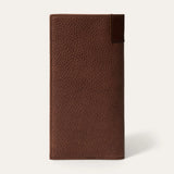 Stetson Men's Steer Head Brown Checkbook