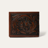 Stetson Men's Tooled Brown Bifold