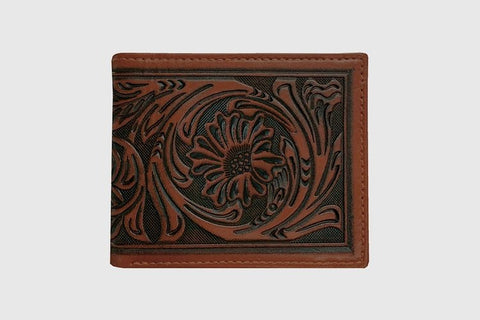 Stetson Bi Fold Vintage Brown Wallet