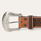 Stetson Men's Western Icons Tooled Cognac Belt