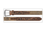 Stetson Men's Western Tan Peanut Belt