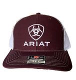 Ariat Mns Wh/Brgndy Cap A300012609