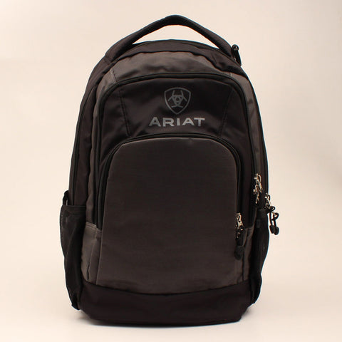 Ariat Black with Grey Classic Backpack