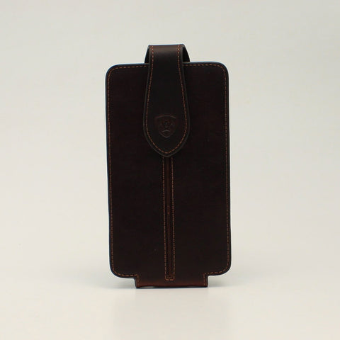 Ariat Center Bump Large Brown Cell Phone Case