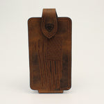 Ariat USA Large Brown Cell Phone Case
