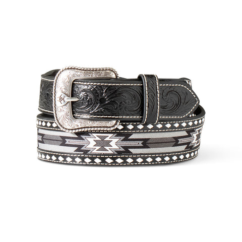 Ariat Men's Southwest Inlay Black  Belt