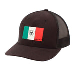 Ariat Men's Mexico Flag Patch Black Cap