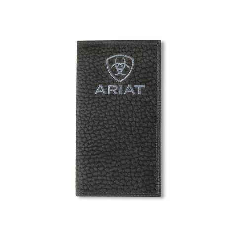 Ariat Men's Bull Hide Black Wallet A3556502
