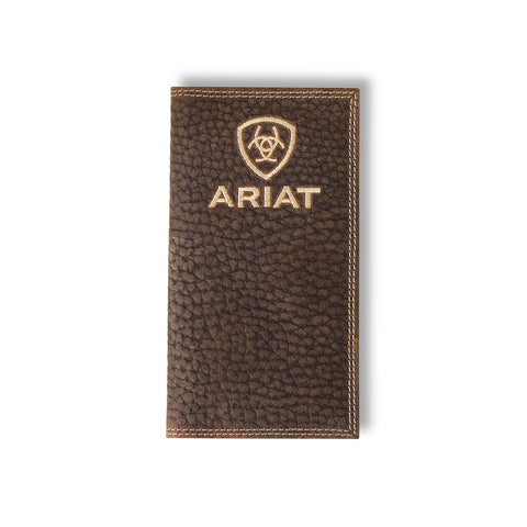 Ariat Men's Bullhide Brown Rowdy Rodeo Wallet