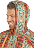 Rock&Roll Men's Aztec Tan Hoodie