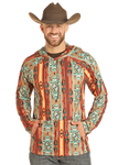 Rock&Roll Men's Aztec Tan Hoodie