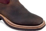 Old West Youth Boy's Dark Brown/Maroon Leather Boots