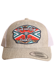 Rock&Roll Unisex Patch Grey Cap