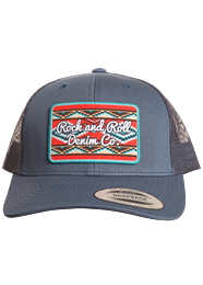 Rock&Roll Unisex Patch Blue Cap