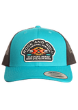 Rock&Roll Unisex Patch Teal Cap