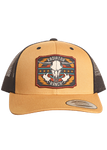 Rock&Roll Men's Dale Brisby Mustard Cap