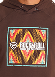 Rock&Roll Unisex Dark Brown Graphic Hoodie