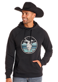 Rock&Roll Unisex Black Graphic Hoodie