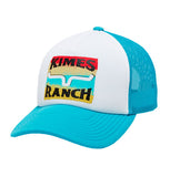 Kimes Ranch Men's Block Party Turquoise Cap