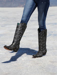 Corral Women's Glitter Overlay Black Boots