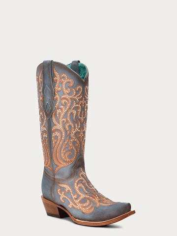 Corral Women's Overlay Blue Honey Boots